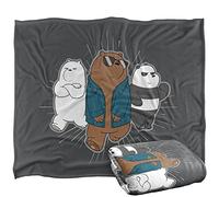 We Bare Bears Jacket Coperta super morbida al tatto setoso - 152 x 127 cm