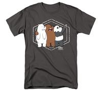 We Bare Bears Selfie Autorizzato T-Shirt