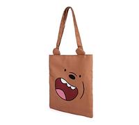 We Bare Bears Siamo Solo Orsi Grizzly-Borsa della Spesa Shopping Bag, Marrone, 33 x 40 cm