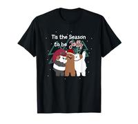 We Bare Bears Tis The Season Natale Maglietta