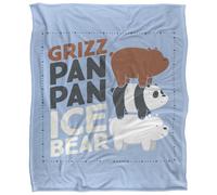 We Bare BearsVellutato Grizz Supermorbido Coperta (TV24328)