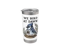 We Bird At Dawn Blue Jay - Binocolo per birdwatching Bicchiere termico in acciaio inox doppia parete