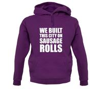 We Built This City On Salsiccia Rotoli Felpa Unisex - Starship - Rock And Roll