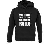 We Built This City On Salsiccia Rotoli Felpa Unisex - Starship - Rock And Roll