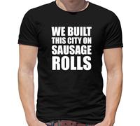 We Built This City Su Salsiccia Rotoli T-Shirt - Nave Stellare - Rock E Rotolo