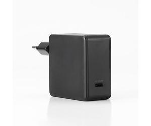 WE Bundle - Caricatore USB-C + cavo USB-C/USB-C 2 m, caricatore 1 porta USB-C 100 W, PD 3.0/QC3.0, nero