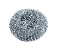 We Can Source It Ltd Pagliette abrasive in metallo zincato, resistenti, in lega di acciaio, riutilizzabili e resistenti, per griglie, barbecue, pentole, padelle, cucina e ristorazione, confezione da