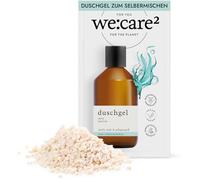 We:Care² Gel doccia in polvere (granuli) da mescolare Aqua/Marina - 32 g produce 250 ml di sapone di ricarica sostenibile e vegano senza siliconi, parabeni e microplastica - polvere per doccia - gel