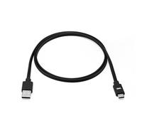 WE Cavo piatto da USB-C a USB da 2 m per Samsung S8/S9/S10, MacBook Pro, Google Pixel/Chromebook, Huawei P20/P30 Xiaomi - nero - Nouvo