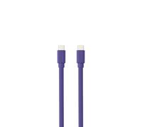 WE Cavo USB-C maschio/USB-C maschio piatto 1 m - ricarica 60 W (3 A/20 V) - USB 2.0 - viola - non si aggroviglia