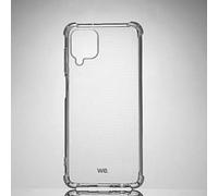 WE Custodia protettiva trasparente per Samsung Galaxy A12, realizzata in TPU, ultra resistente, aspetto del telefono conservato.