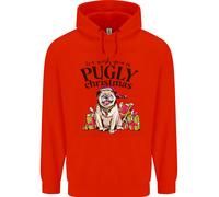 We Desiderio Ti Un Pugly Natale Divertente Carlino Uomo Felpa
