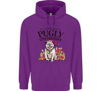 We Desiderio Ti Un Pugly Natale Divertente Carlino Uomo Felpa