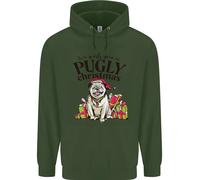 We Desiderio Ti Un Pugly Natale Divertente Carlino Uomo Felpa