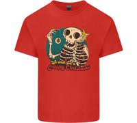 We Desiderio Ti Un Raccapricciante Natale Teschio Uomo Cotone T-Shirt