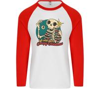 We Desiderio Ti Un Raccapricciante Natale Teschio Uomo L/S Baseball T-Shirt