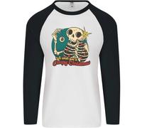 We Desiderio Ti Un Raccapricciante Natale Teschio Uomo L/S Baseball T-Shirt