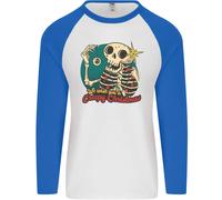We Desiderio Ti Un Raccapricciante Natale Teschio Uomo L/S Baseball T-Shirt