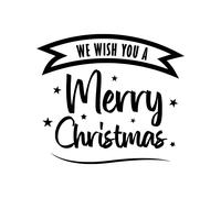 We Desiderio You A Buon Natale Finestra Adesivo Caffè Negozio Casa Muro
