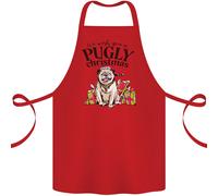 We Desiderio You A Pugly Natale Divertente Bullo Cotone Grembiule 100% Biologico