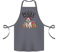 We Desiderio You A Pugly Natale Divertente Bullo Cotone Grembiule 100% Biologico