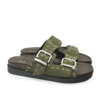 WE DO CIABATTE TOTAL LEATHER BORCHIE + CAMOSCIO