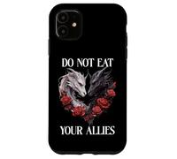 We Do Not Eat Allies Dragon Book Lover Dark Romance Smutty Custodia per iPhone 11