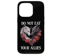 We Do Not Eat Allies Dragon Book Lover Dark Romance Smutty Custodia per iPhone 13 Pro