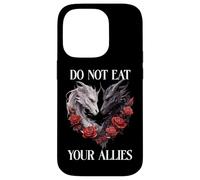 We Do Not Eat Allies Dragon Book Lover Dark Romance Smutty Custodia per iPhone 14 Pro