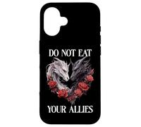 We Do Not Eat Allies Dragon Book Lover Dark Romance Smutty Custodia per iPhone 16