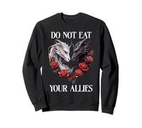 We Do Not Eat Allies Dragon Book Lover Dark Romance Smutty Felpa