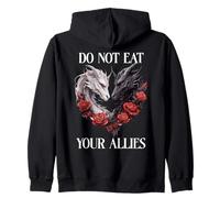 We Do Not Eat Allies Dragon Book Lover Dark Romance Smutty Felpa con Cappuccio