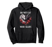 We Do Not Eat Allies Dragon Book Lover Dark Romance Smutty Felpa con Cappuccio