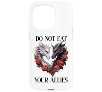We Do Not Eat Allies Dragons In My Fantasy Era Book Dragon Custodia per iPhone 15 Pro