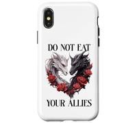 We Do Not Eat Allies Dragons In My Fantasy Era Book Dragon Custodia per iPhone X/XS