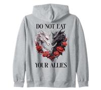 We Do Not Eat Allies Dragons in My Fantasy Era Book Dragon Felpa con Cappuccio