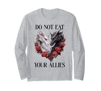 We Do Not Eat Allies Dragons in My Fantasy Era Book Dragon Maglia a Manica