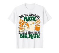 We Do Spooky Matematica Piccoli Mostri Grande Matematica Halloween Maglietta con Stampa Grafica Economica