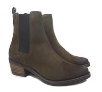 WE DO STIVALETTO TRONCHETTO TEXANO MARRONE FONDO ULTRAFLEX