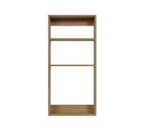 We Do Wood Three Square Shelf Oak