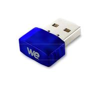 WE Dongle WiFi potente da 433 Mbps 5 GHz, adattatore WiFi USB, USB 2.0 - Compatibile con Windows 10/8.1/8/7/XP/Vista, Mac OS X 10.9-10.13 - Blu trasparente - Nouvo