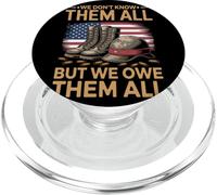 We Don't Know Them All But We Owe Them All Omaggio Veterani PopSockets PopGrip per MagSafe
