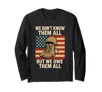 We Don't Know Them All But We Owe Them All Tributo Militare Maglia a Manica