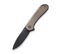 WE Elementum Coltello Manico in Titanio Bronzo Lama Black Stonewashed CPM 20CV WE18062X-4