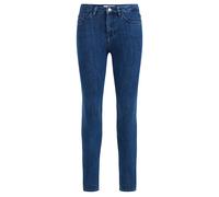 WE Fashion Dames High Rise Skinny Jeans Met Stretch - Curve Dark Blue Taglia: 38/32 | Jeans Slim Fit Outlet | Donna | Blu