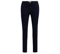 WE Fashion Dames High Rise Skinny Jeans Met Stretch - Curve Dark Blue Taglia: 38/32 | Outlet | Donna | Blu