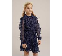 WE Fashion Dress Mid Length Dark Blue Taglia: 122/128 | Vestiti Outlet | kids | Blu