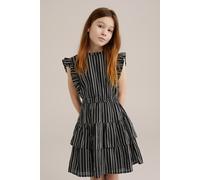WE Fashion Girls Dress Mid Length Black Taglia: 98/104 | Vestiti Outlet | kids | Nero