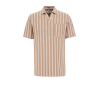 WE Fashion Maglietta beige / bianco Uomo WE Fashion S beige / bianco