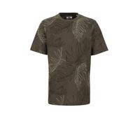WE Fashion Maglietta oliva / verde chiaro / nero Uomo WE Fashion S oliva / verde chiaro / nero